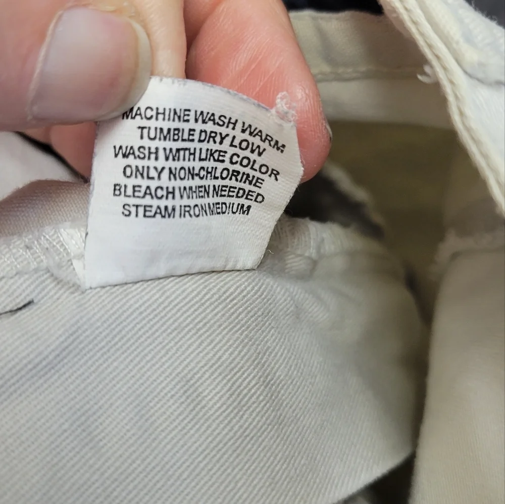 Polo Ralph Lauren 34 Khaki Shorts Vintsge 1990s Preowned 9" Inseam 26" Short Leg - Picture 11 of 11